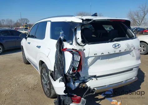 2022 Hyundai Palisade Calligraphy z USA, uszkodzony, nr VIN KM8R7DHE1NU385008